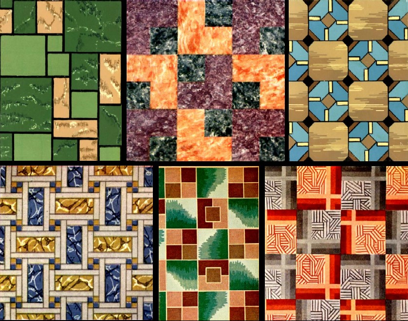 Jewel Color Linoleum